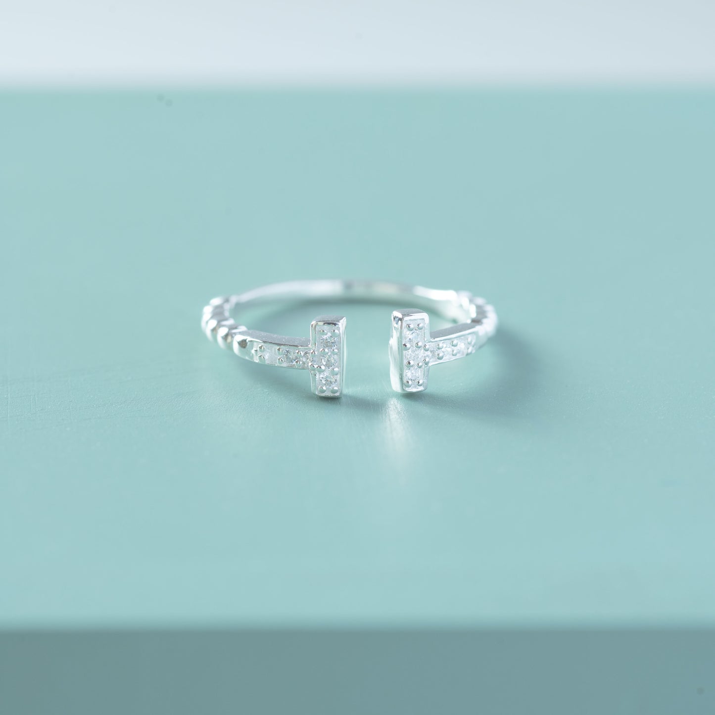 Dainty Adjustable Bar Ring