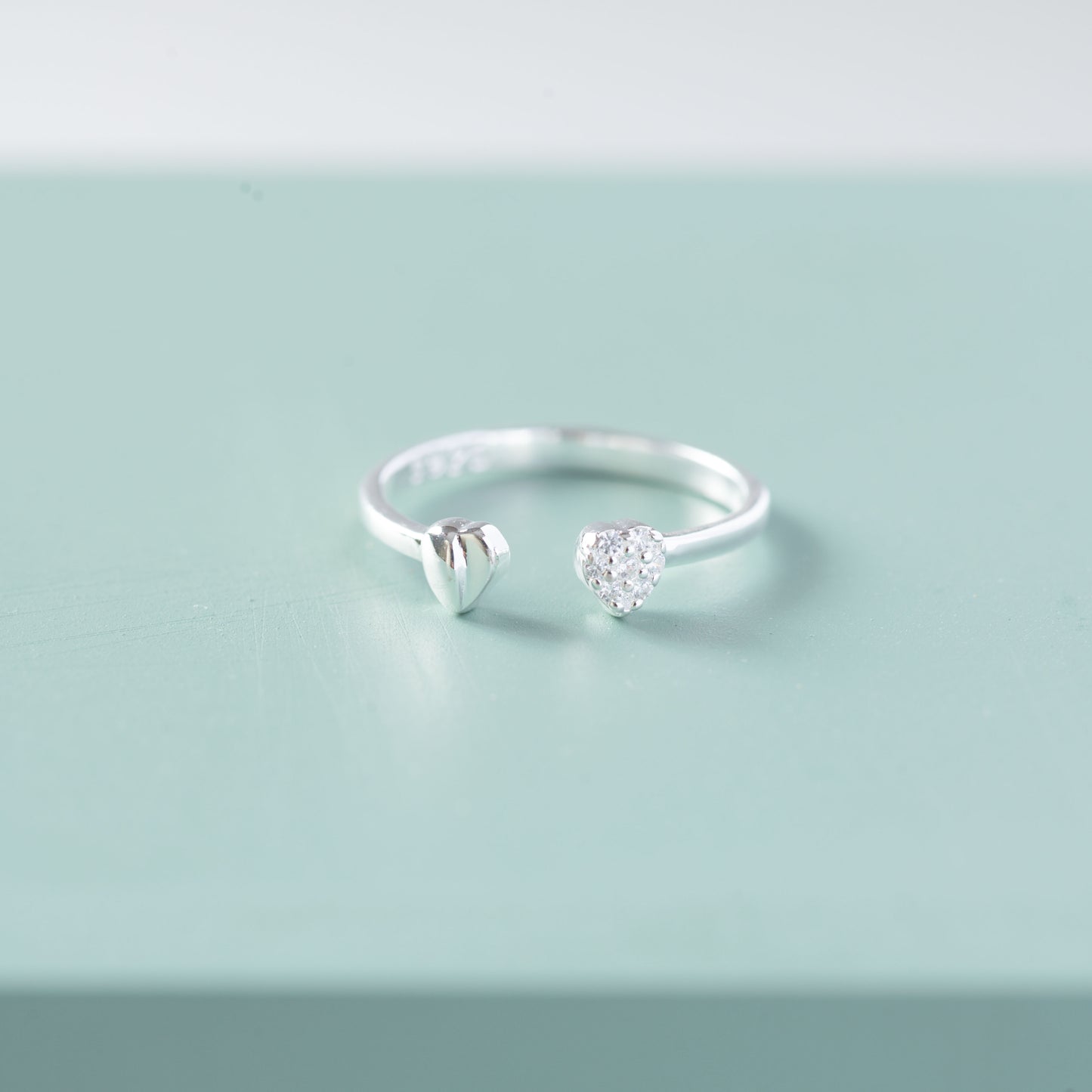 Eternal Twin Hearts Ring