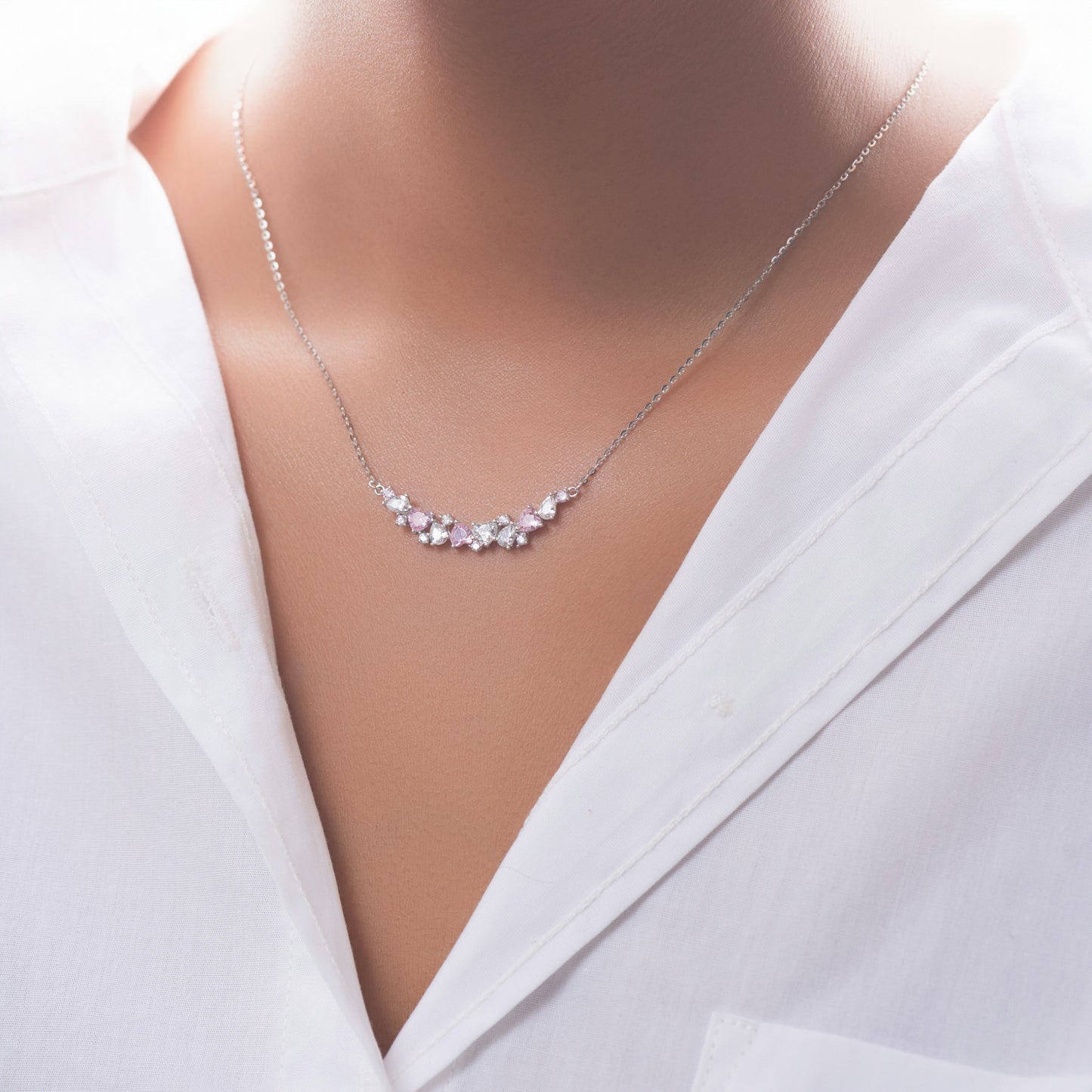 Blush Wisteria Necklace