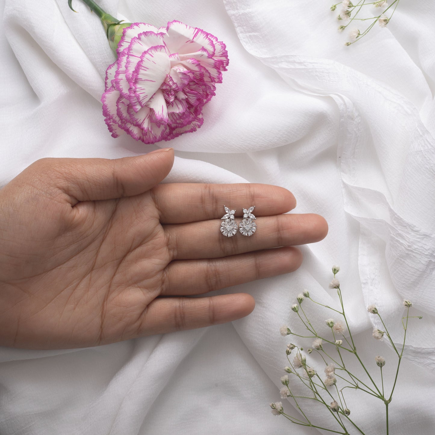 Silver Garden Stud