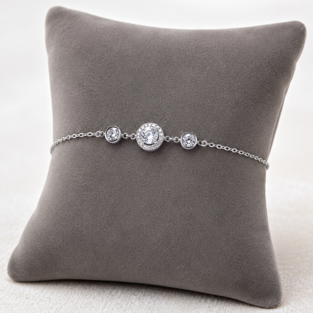 Gleam & Grace Bracelet 925 Silver for Women | Ivaana Silver