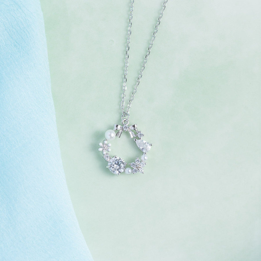 Holly Charm Pendant Necklace 925 Silver for Women | Ivaana Silver