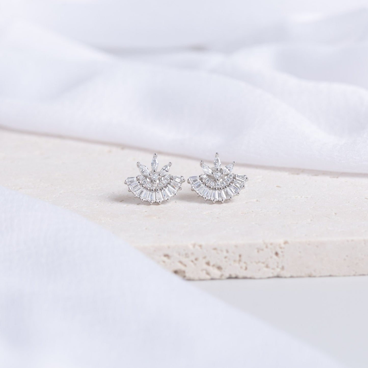 Moon Flower Stud
