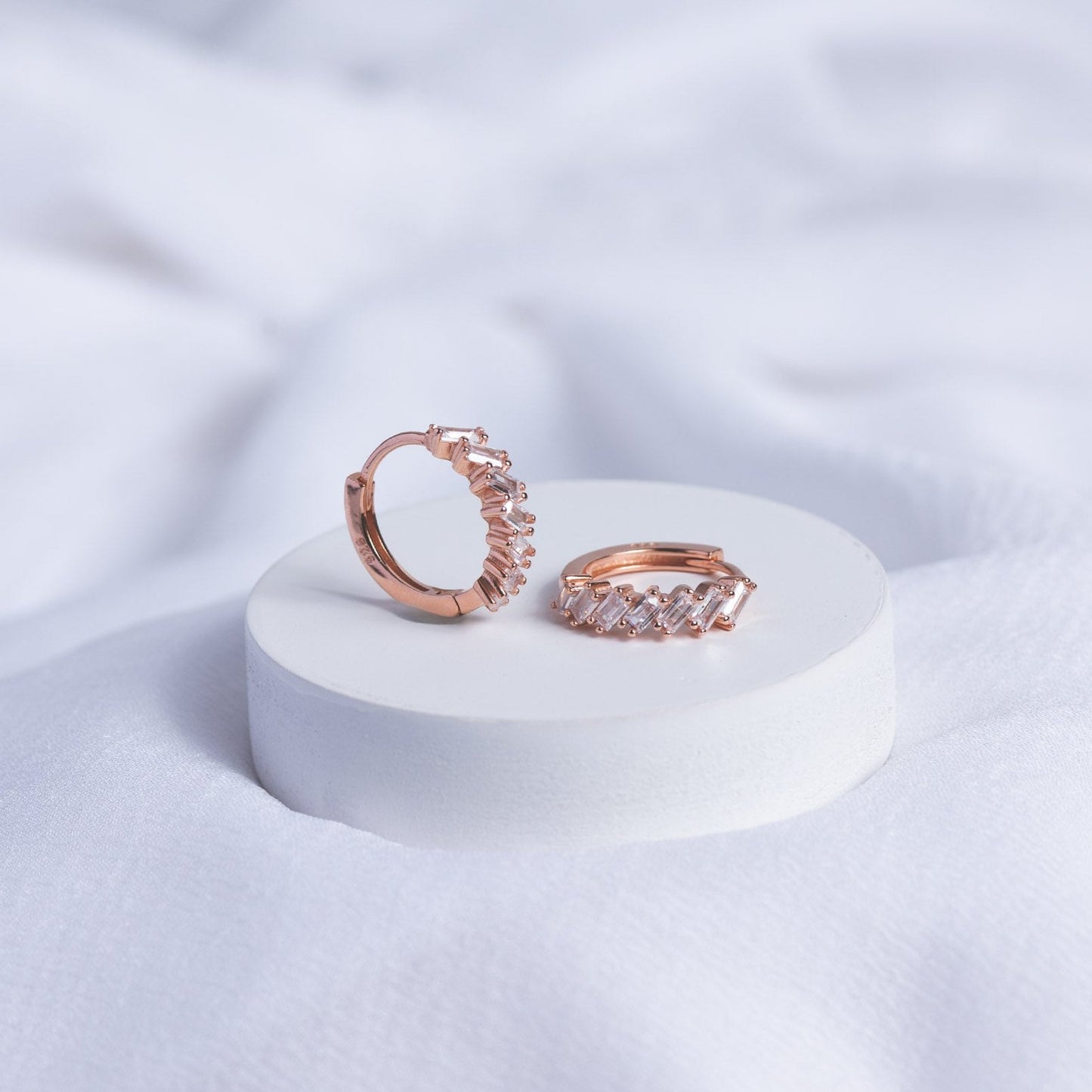 Rose Shimmer Hoop