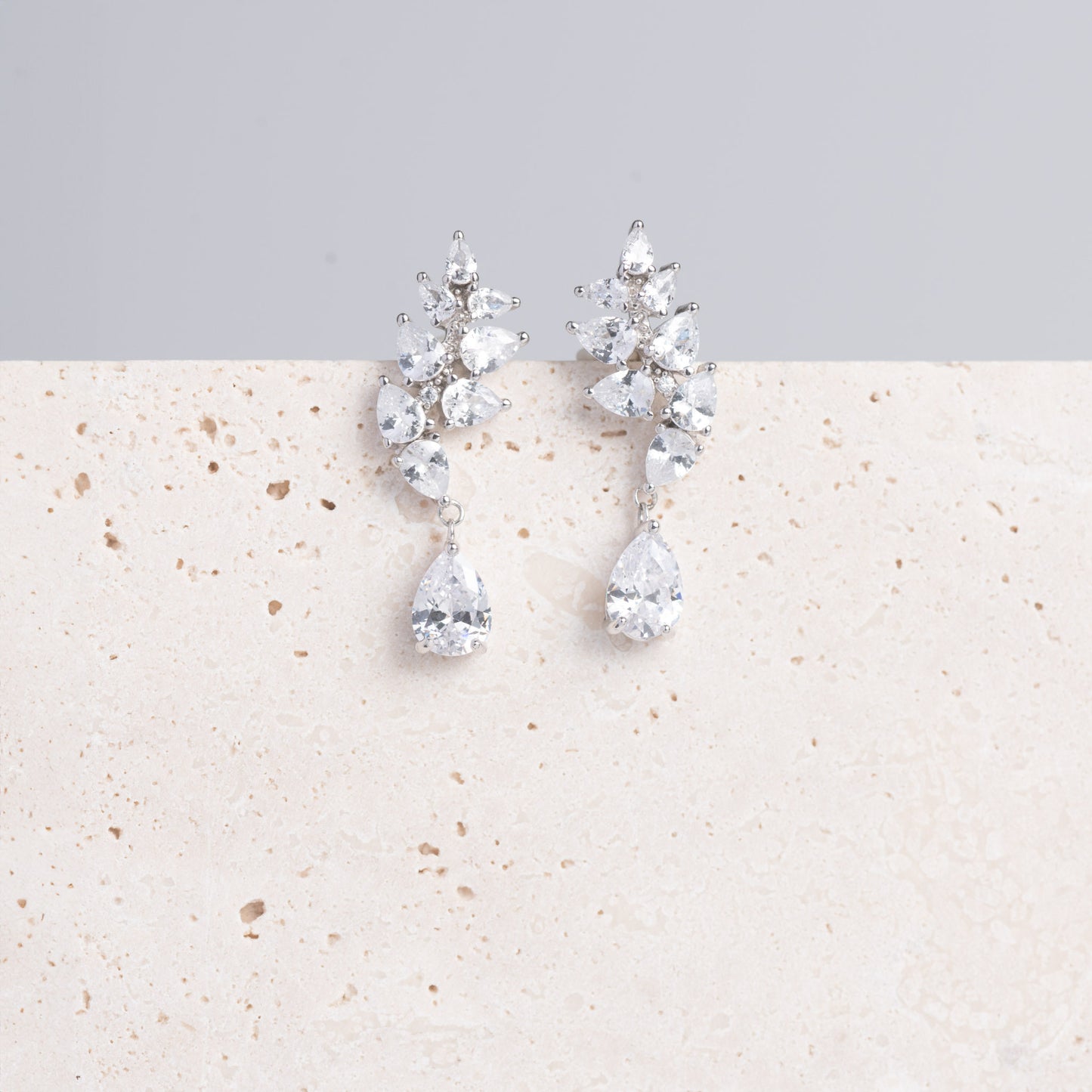 Diana Silver Drop Earrings