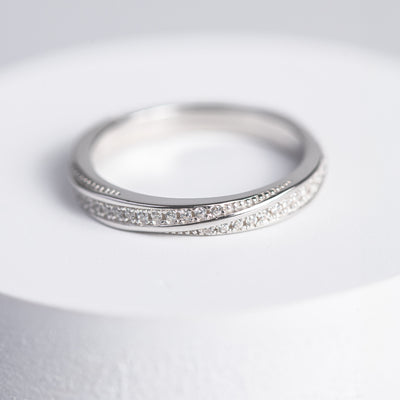 Forever Yours Band Ring 925 Silver for Women | Ivaana Silver