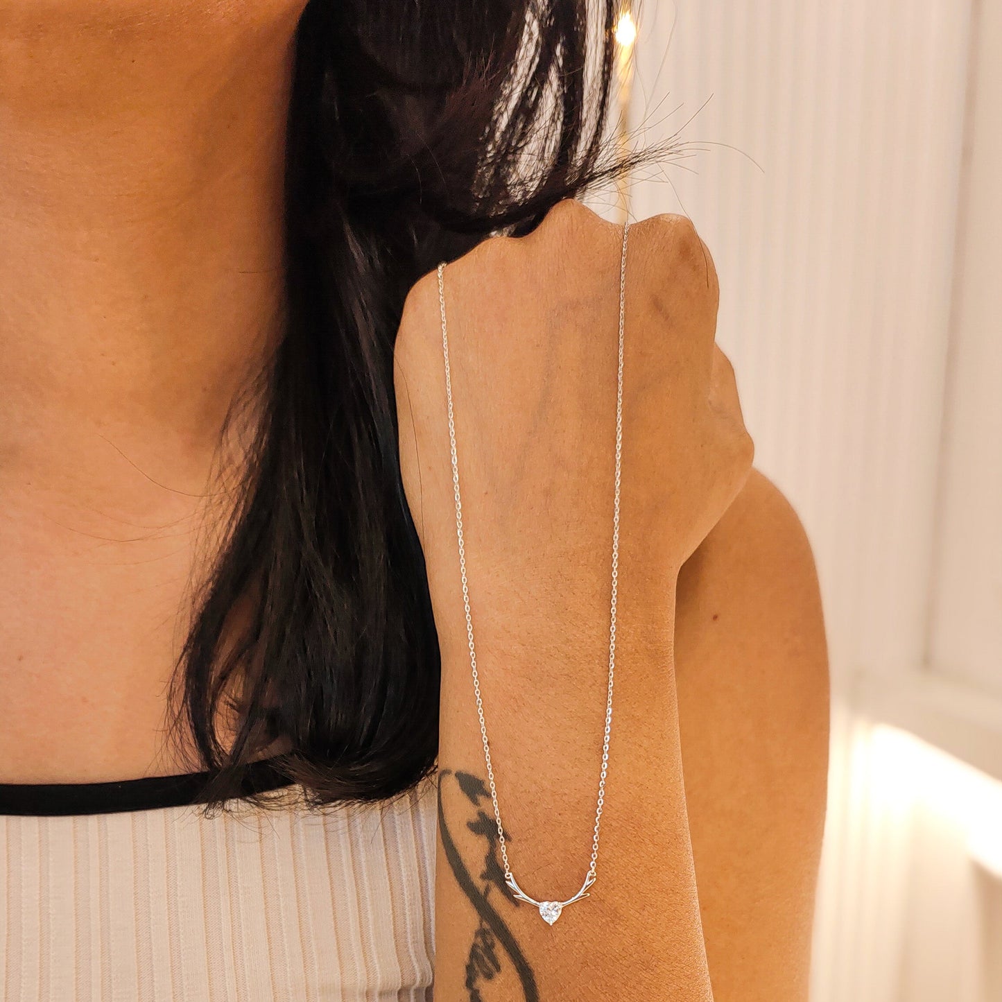 Dearheart Necklace 925 Silver for Women | Ivaana Silver