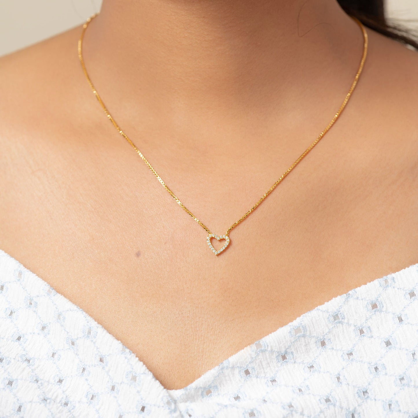 Eternal Love Heart Pendant (Gold)