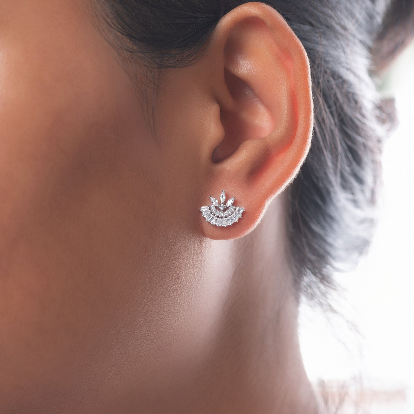 Moon Flower Stud