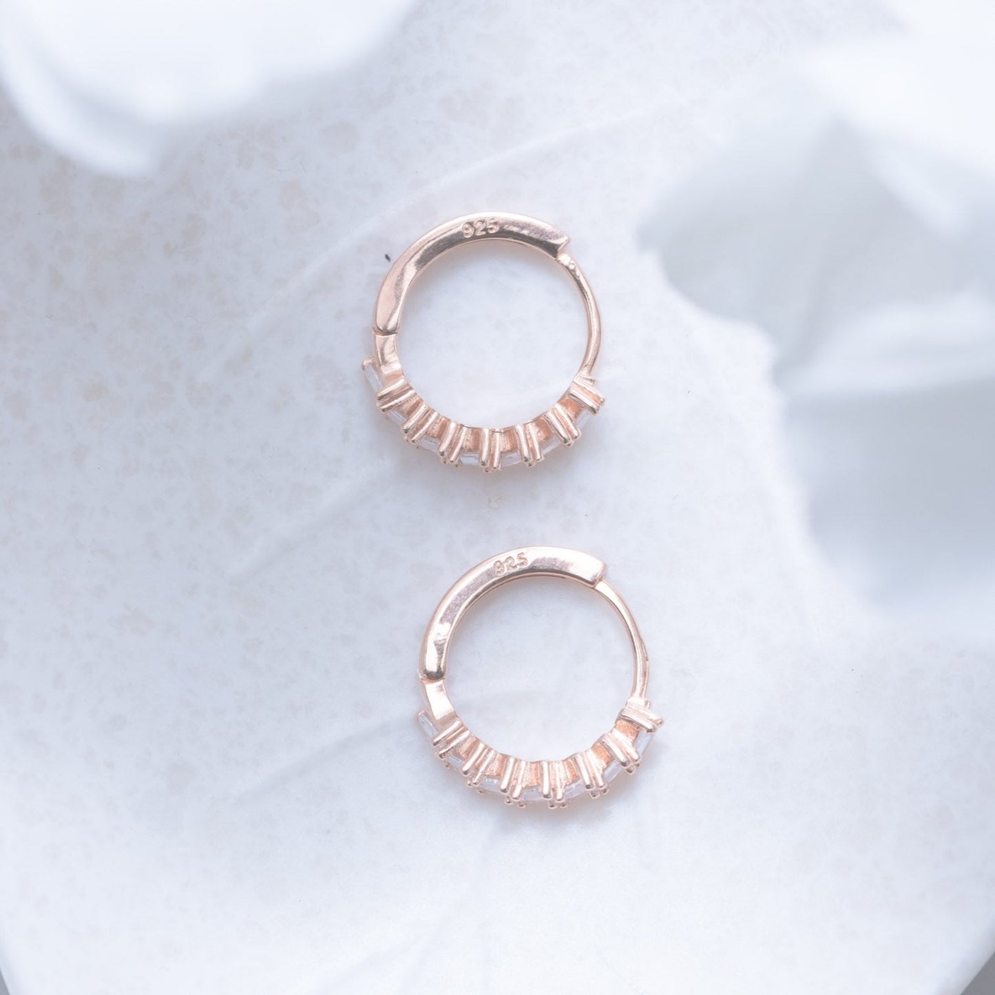 Rose Shimmer Hoop