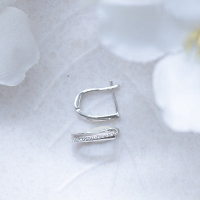 Classic Silver Hoop Earrings 925 Silver for Women | Ivaana Silver