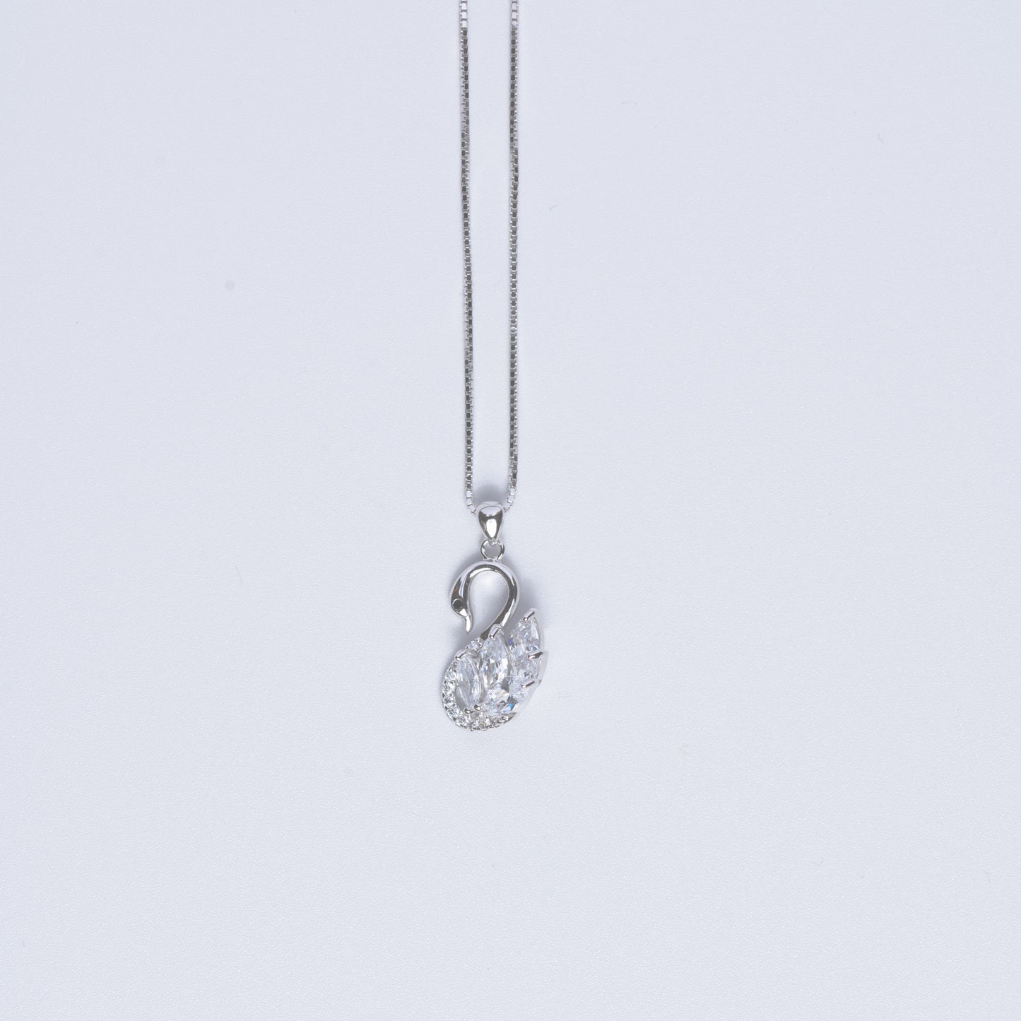 White Swan Pendant