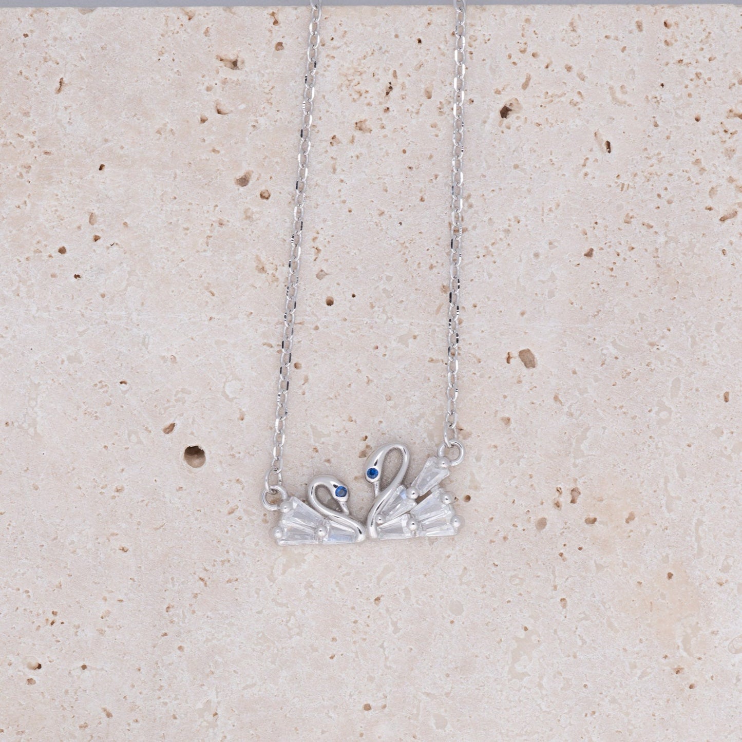 Swans-in-Love Necklace