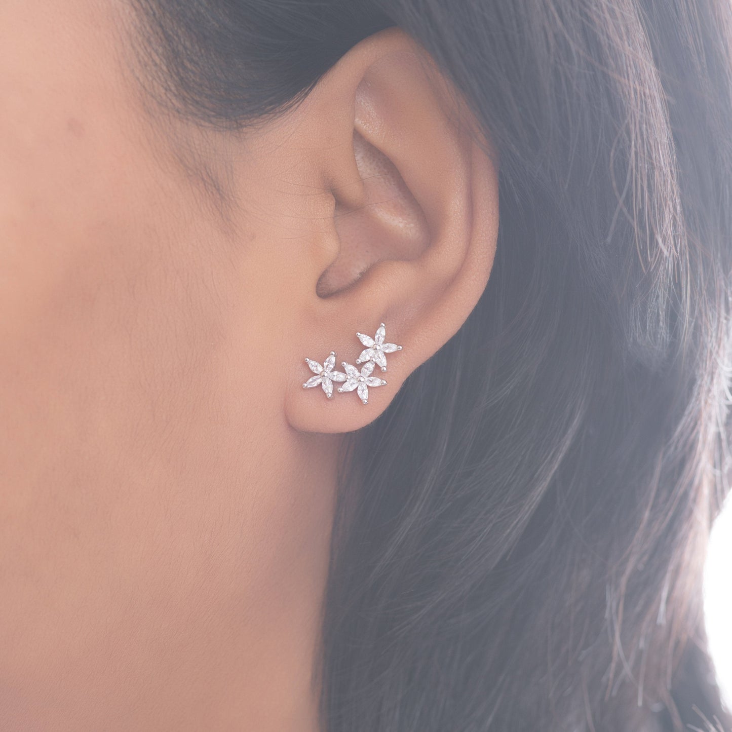 Floral Cascade Studs