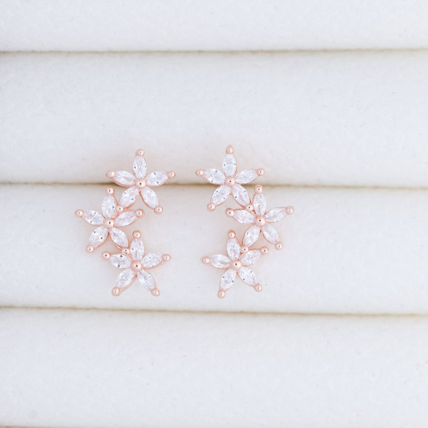 Floral Cascade Studs
