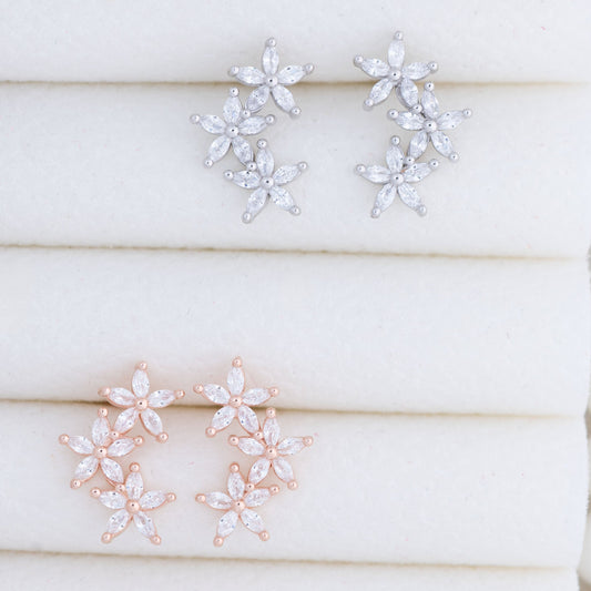 Floral Cascade Studs