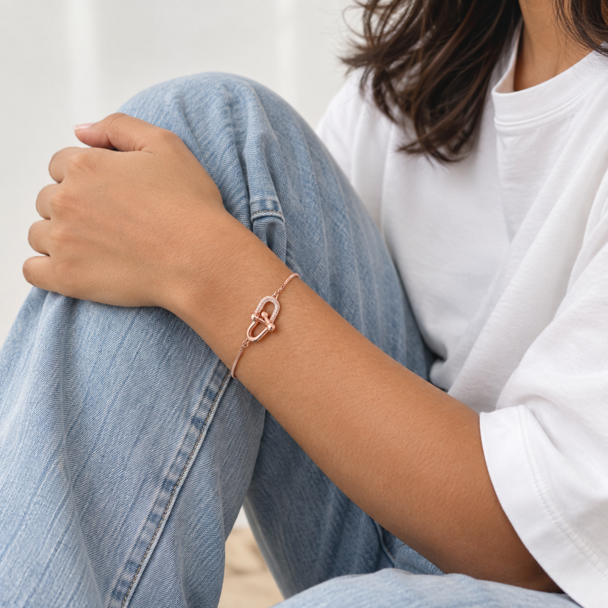 The Lucky Knot Bracelet 925 Silver for Women | Ivaana Silver