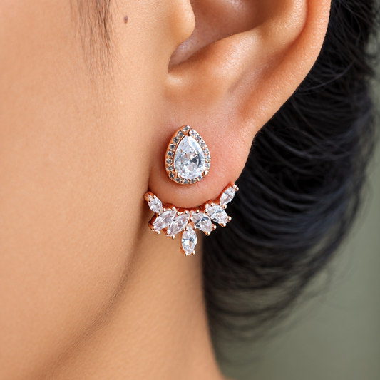 Padmika Earrings 925 Silver for Women | Ivaana Silver