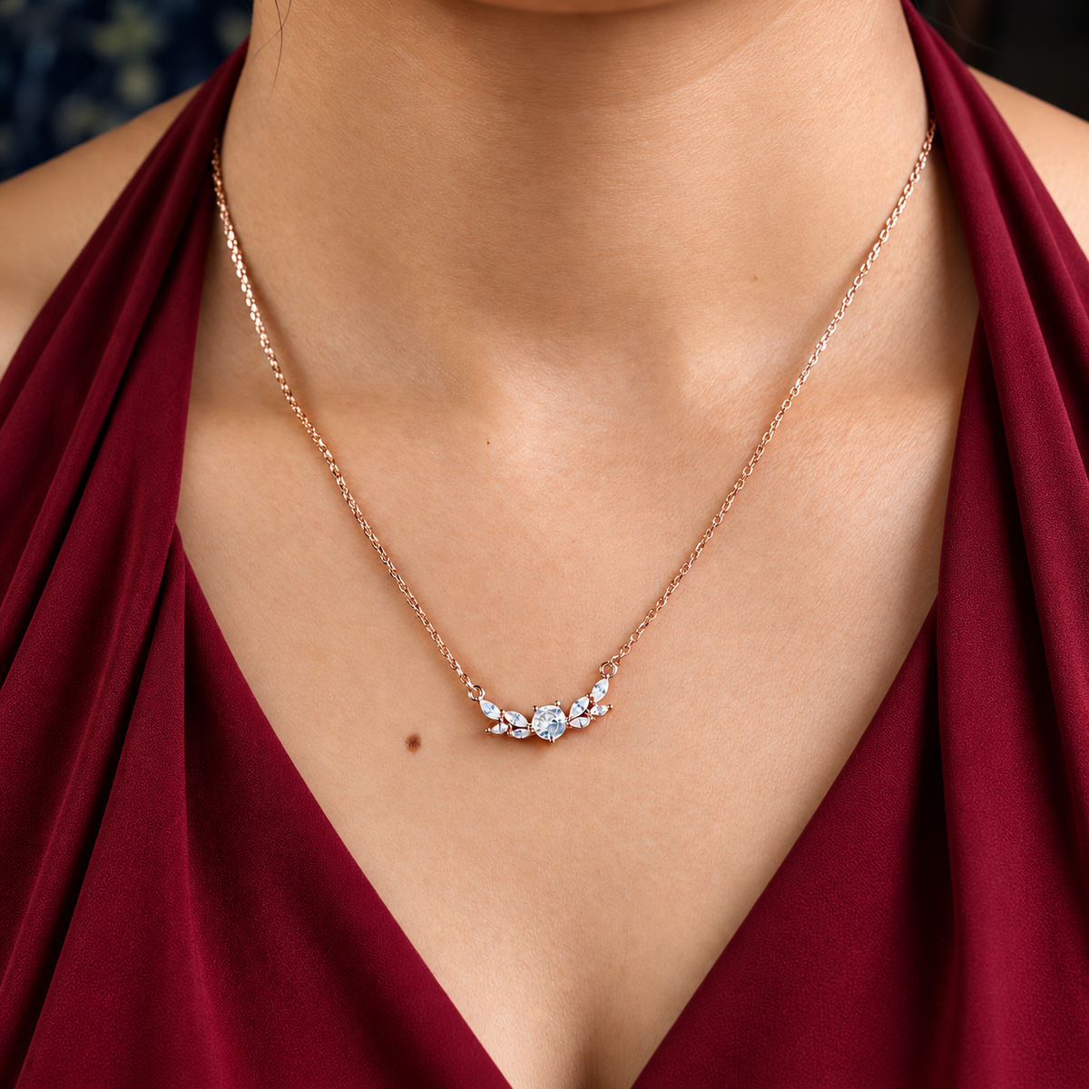 Marquise Bloom Necklace