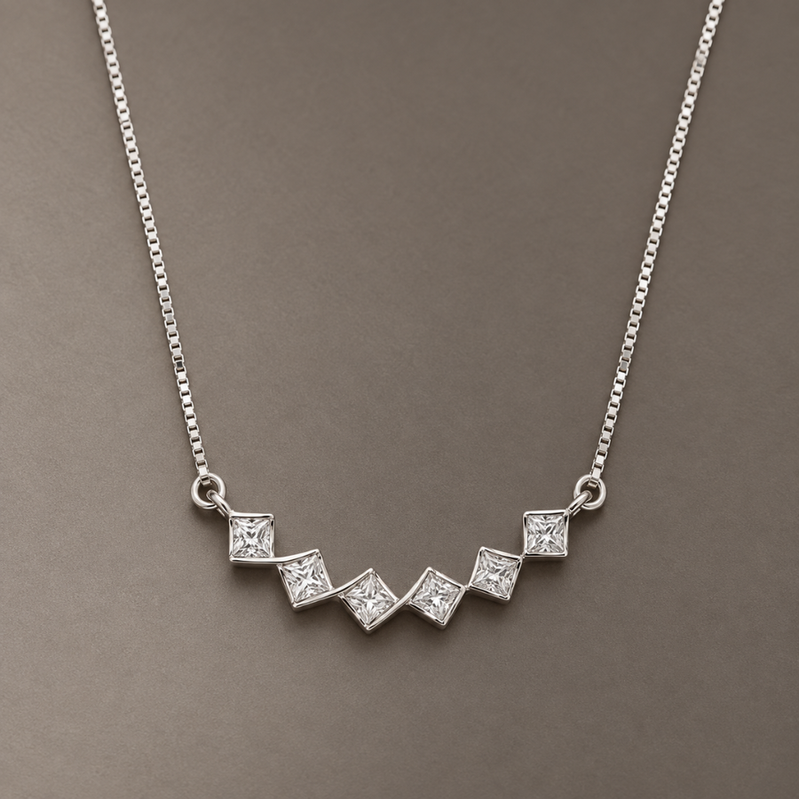 Silverline Necklace 925 Silver for Women | Ivaana Silver