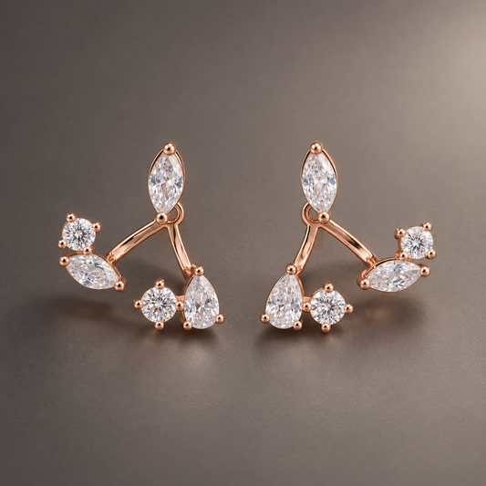Symphony Earrings 925 Silver for Women | Ivaana Silver