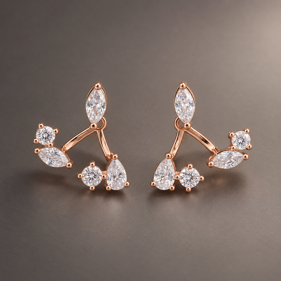Symphony Earrings 925 Silver for Women | Ivaana Silver