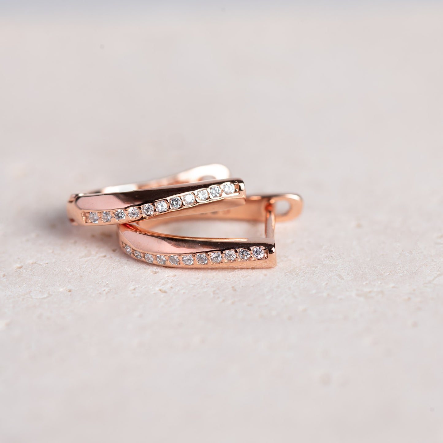 Classic Rose Gold Hoop