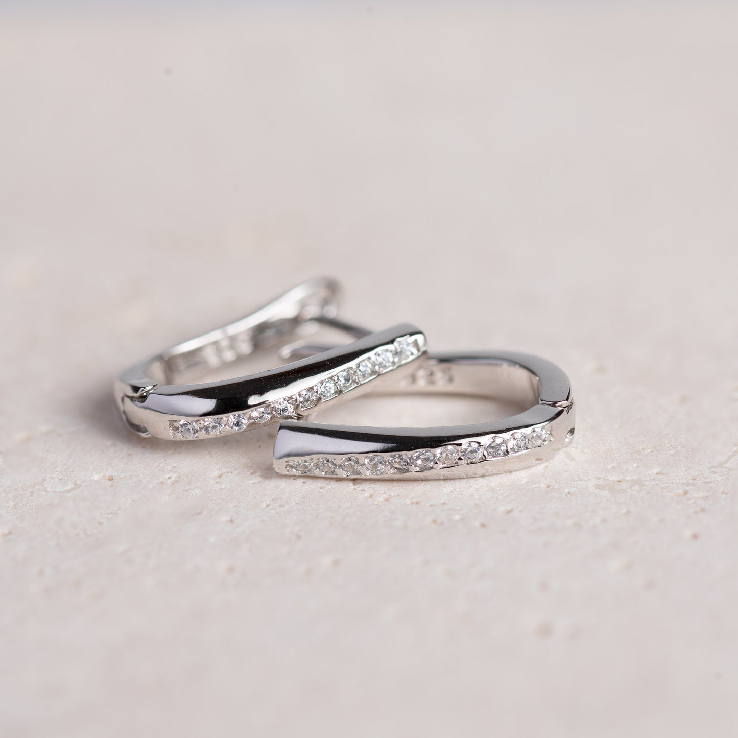 Classic Silver Hoop