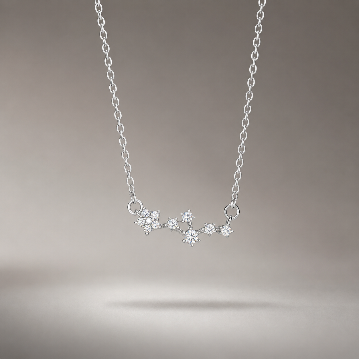 Starry Night Charm Necklace 925 Silver for Women | Ivaana Silver