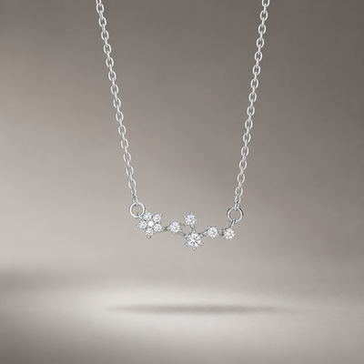 Starry Night Charm Necklace 925 Silver for Women | Ivaana Silver
