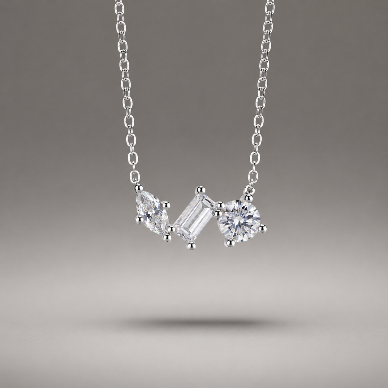 Minimal Pendant Necklace 925 Silver for Women | Ivaana Silver