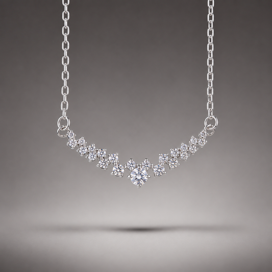 Celestial Charm Necklace 925 Silver for Women | Ivaana Silver