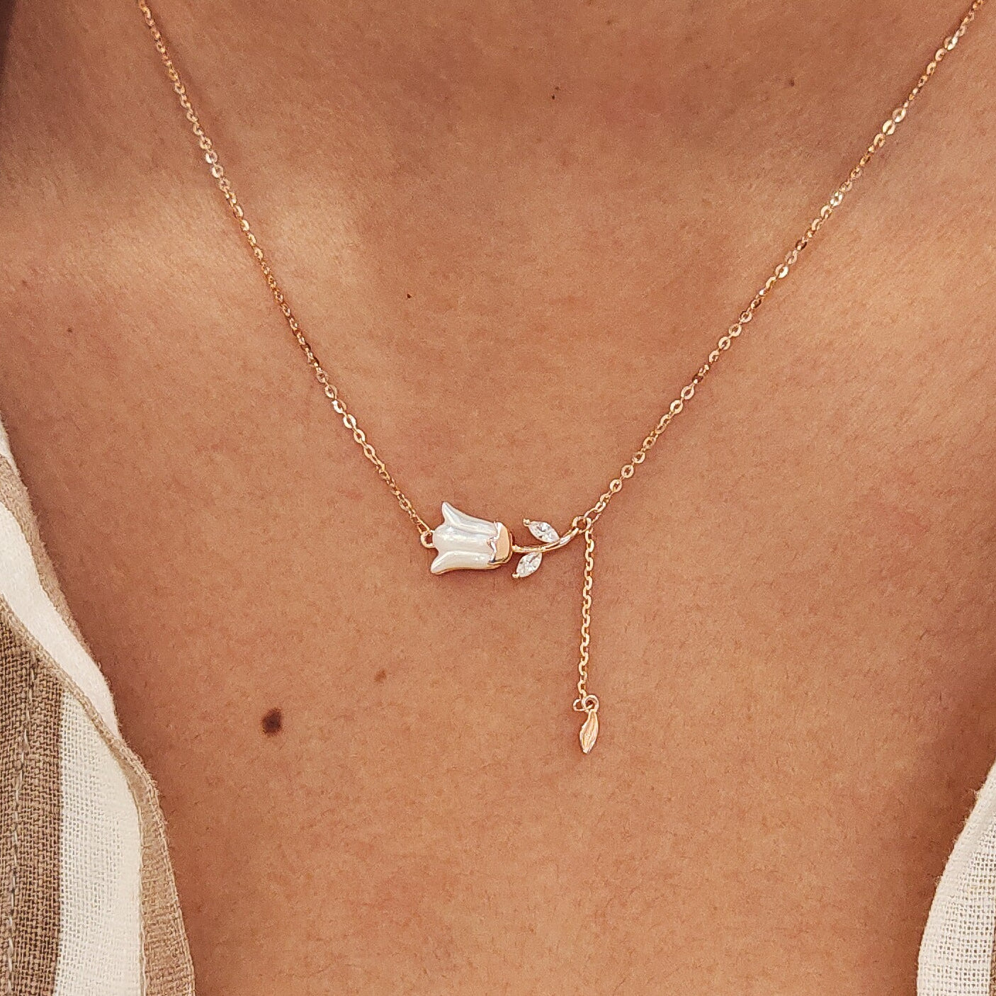 Pearlette Necklace 925 Silver for Women | Ivaana Silver
