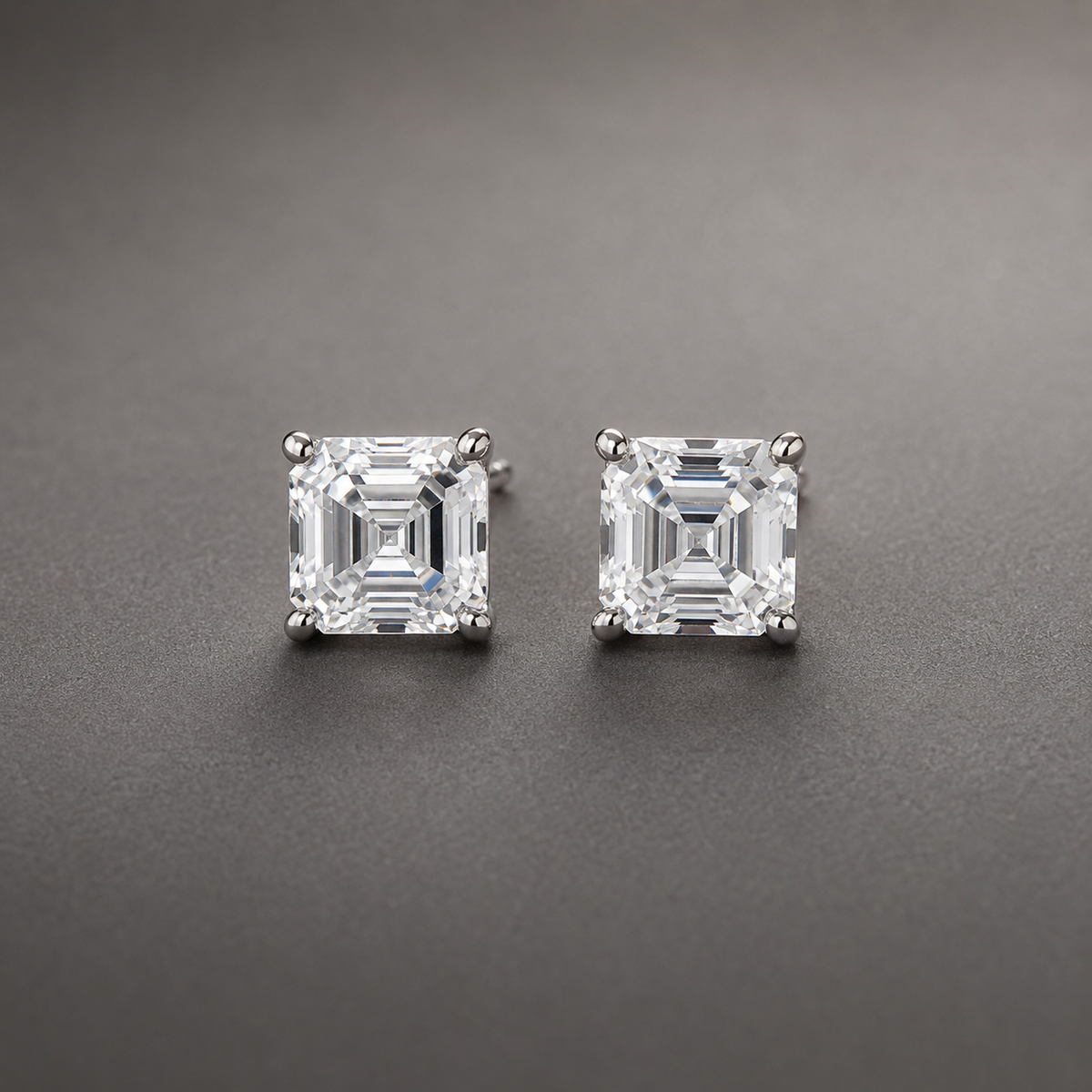 Princess Amora Stud Earrings 925 Silver for Women | Ivaana Silver